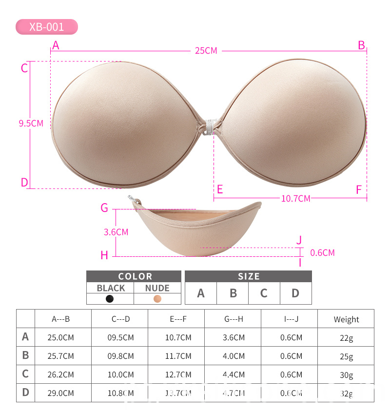 sutiã sem alças strapless bra